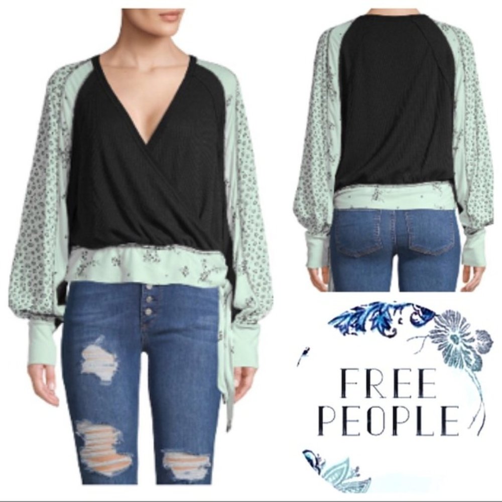 NWT Free People Auxton Thermal Top